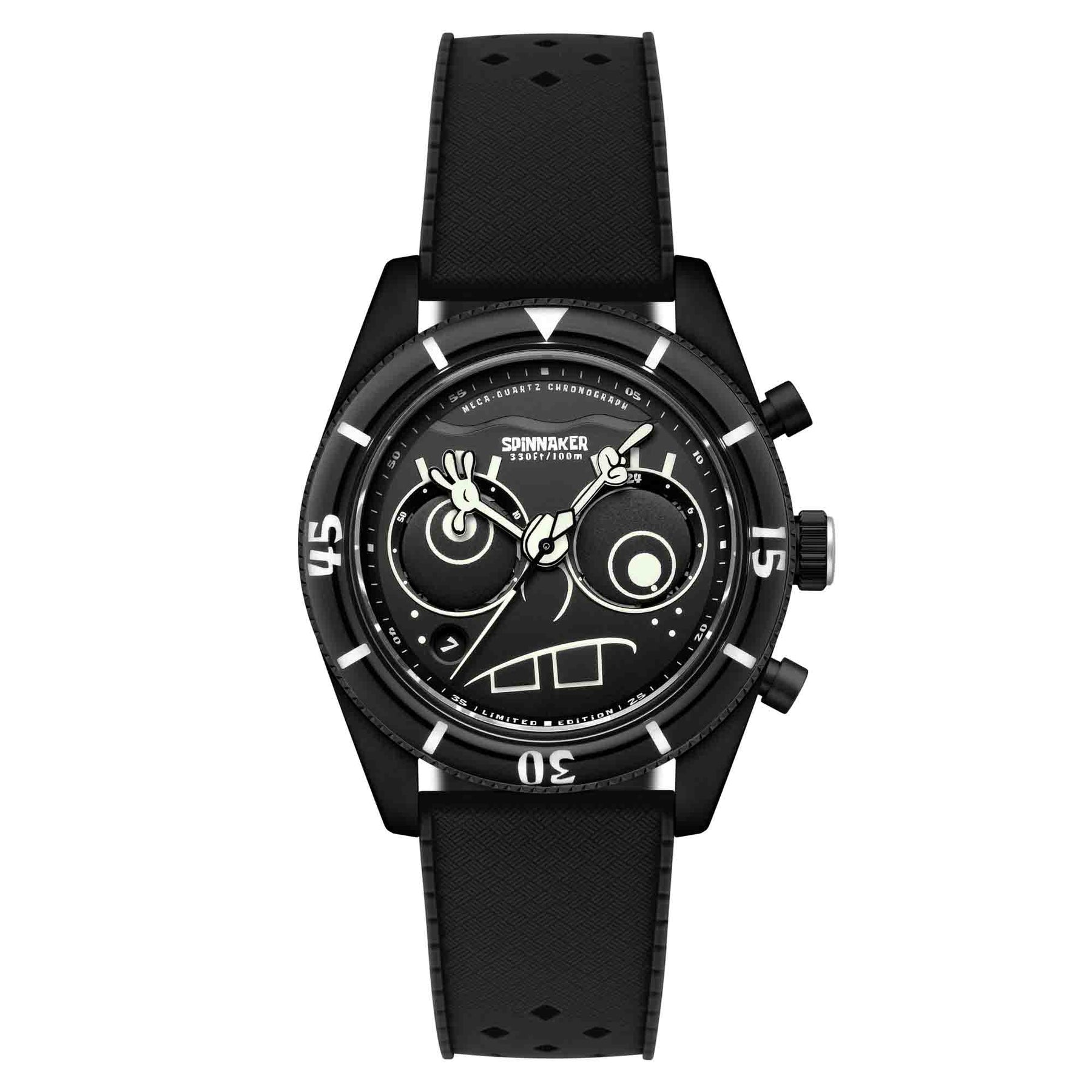 Spinnaker Fleuss Chrono SpongeBob SquarePants Eyedial Black