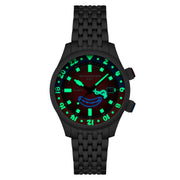 Spinnaker x Spongebob Squarepants Bradner GMT Automatic Bubbly Grins Mr. Krabs Red Limited Edition