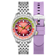 Spinnaker x Spongebob Squarepants Bradner GMT Automatic Bubbly Grins Patrick Pink Limited Edition