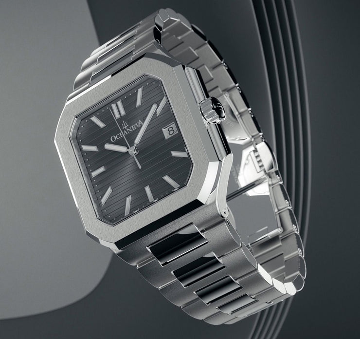 Oceaneva Tenuis Ultra‑Thin Swiss Automatic Dark Gray