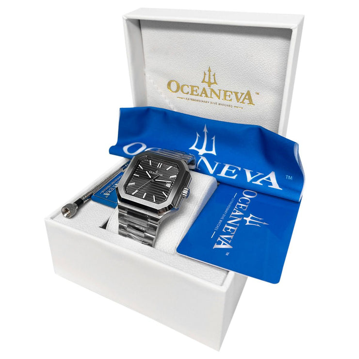Oceaneva Tenuis Ultra‑Thin Swiss Automatic Dark Gray