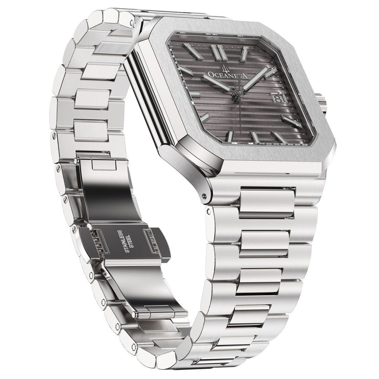 Oceaneva Tenuis Ultra‑Thin Swiss Automatic Dark Gray