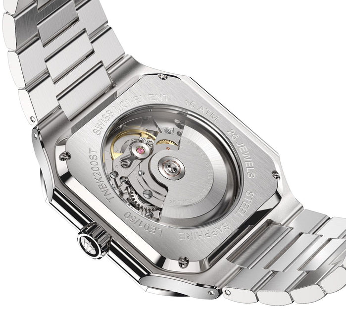 Oceaneva Tenuis Ultra‑Thin Swiss Automatic Dark Gray angled shot picture