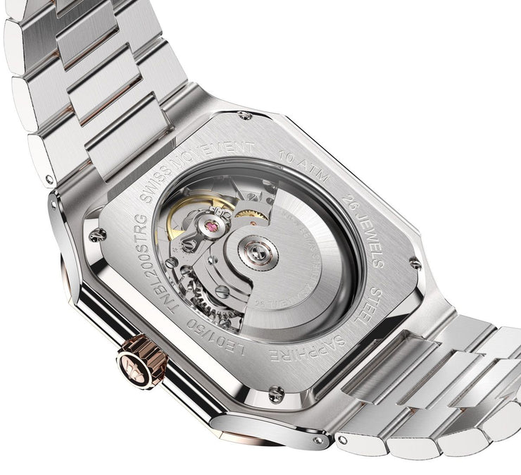 Oceaneva Tenuis Ultra-Thin Swiss Automatic Blue Rose Gold