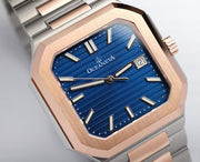 Oceaneva Tenuis Ultra-Thin Swiss Automatic Blue Rose Gold