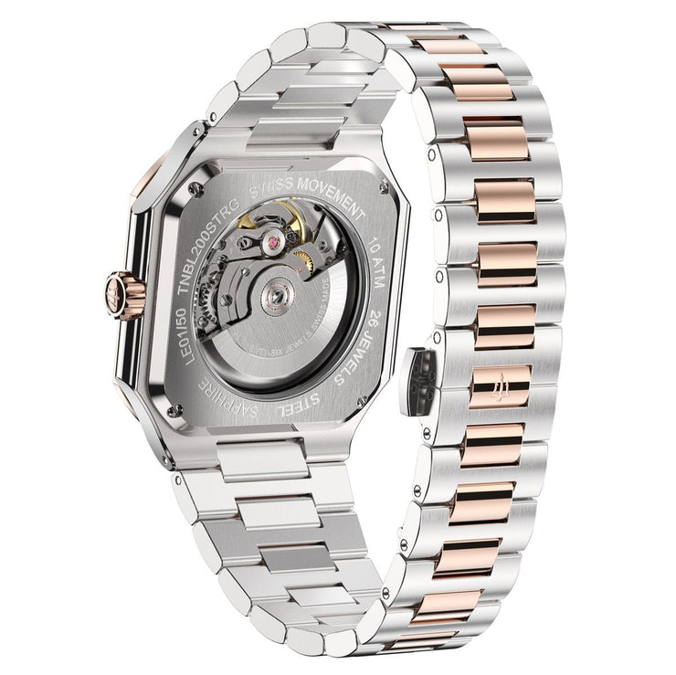 Oceaneva Tenuis Ultra-Thin Swiss Automatic Blue Rose Gold