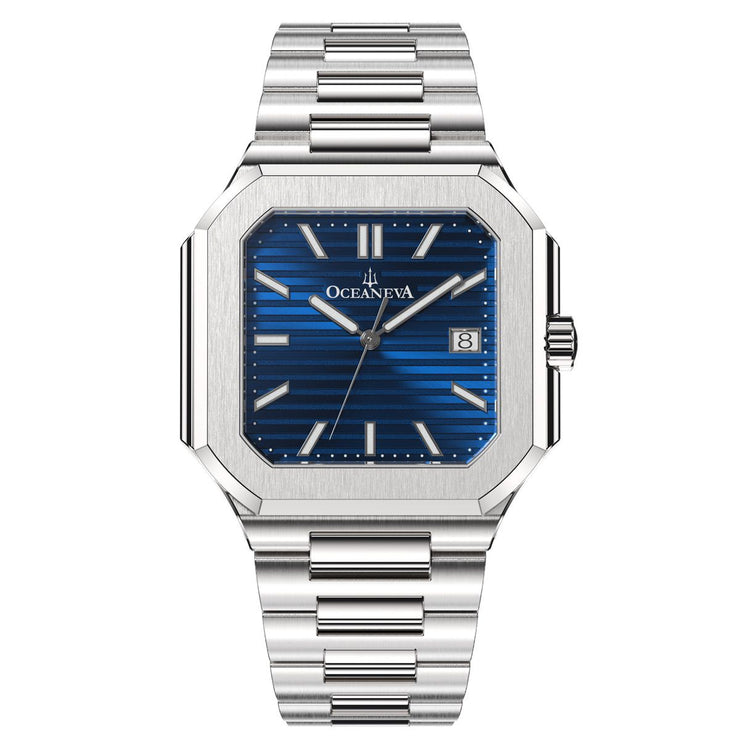 Oceaneva Tenuis Ultra‑Thin Swiss Automatic Blue