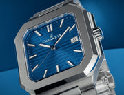 Oceaneva Tenuis Ultra‑Thin Swiss Automatic Blue