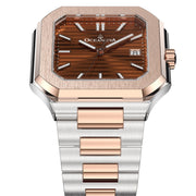 Oceaneva Tenuis Ultra-Thin Swiss Automatic Brown Rose Gold