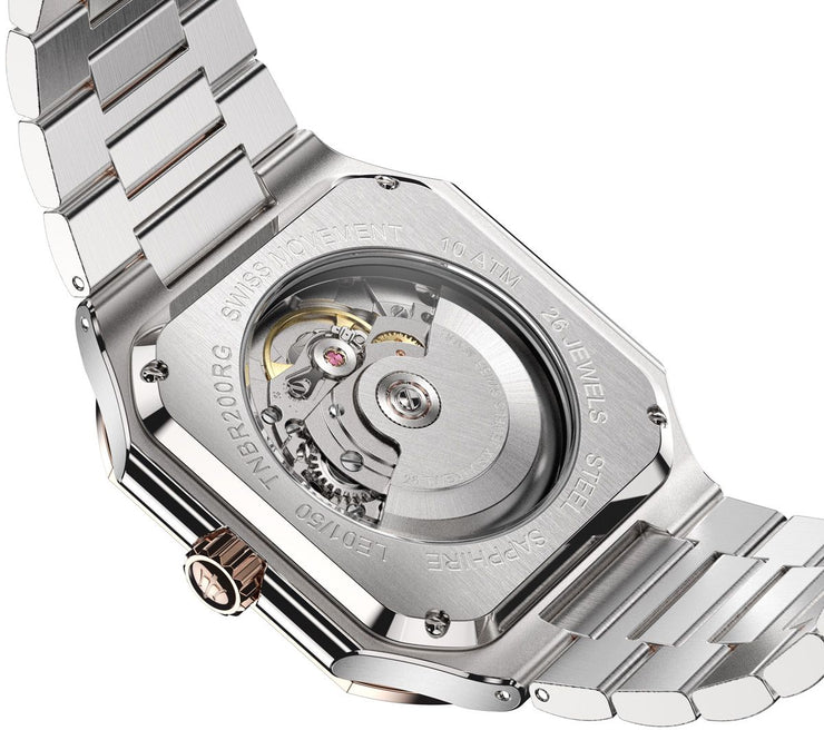 Oceaneva Tenuis Ultra-Thin Swiss Automatic Brown Rose Gold