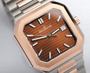 Oceaneva Tenuis Ultra-Thin Swiss Automatic Brown Rose Gold