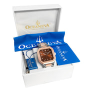 Oceaneva Tenuis Ultra-Thin Swiss Automatic Brown Rose Gold