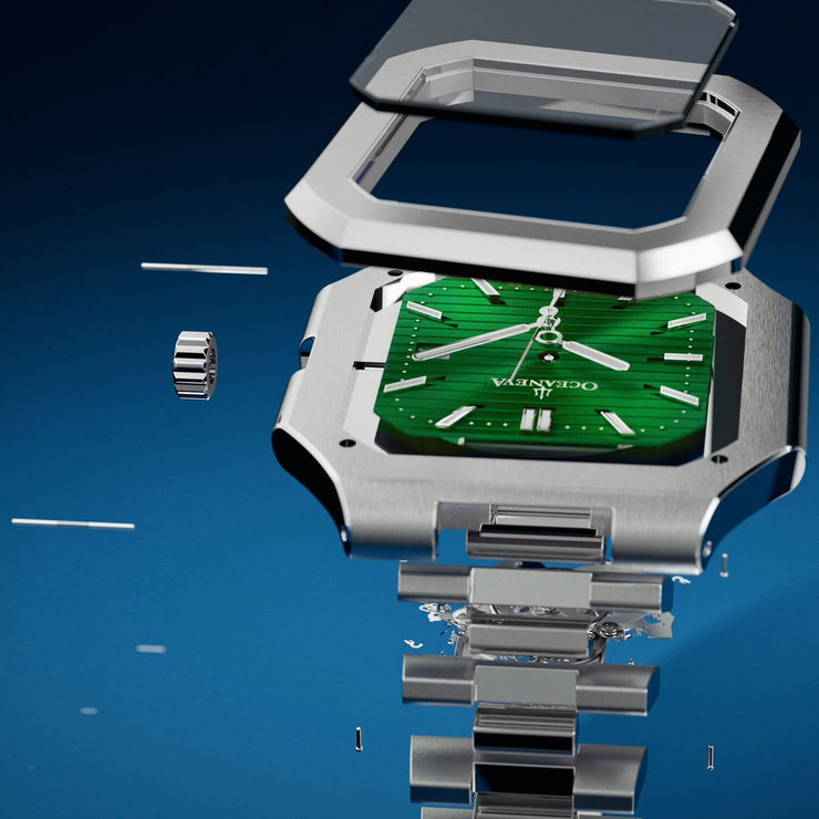 Oceaneva Tenuis Ultra‑Thin Swiss Automatic Green