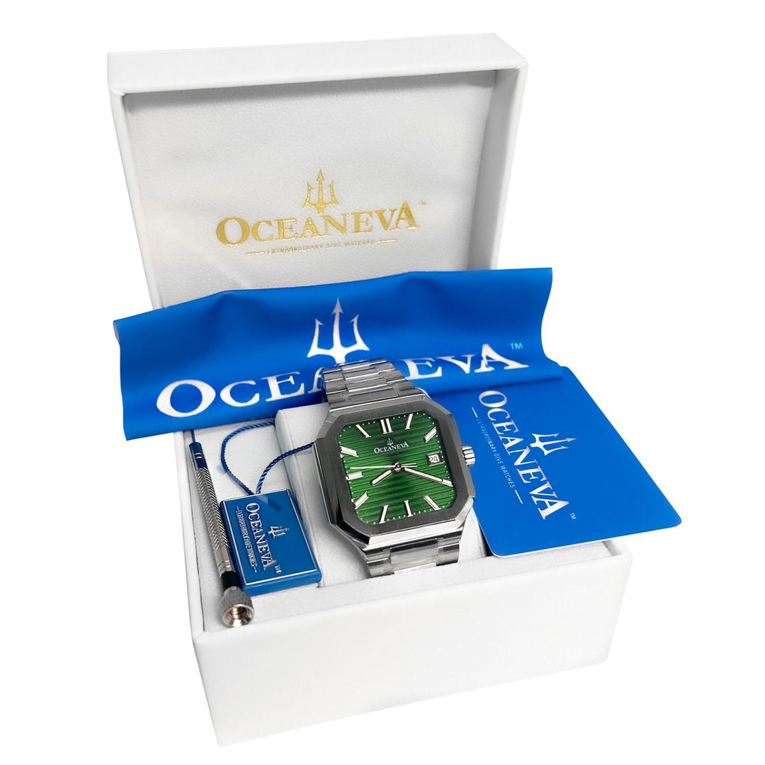 Oceaneva Tenuis Ultra‑Thin Swiss Automatic Green – Watches.com