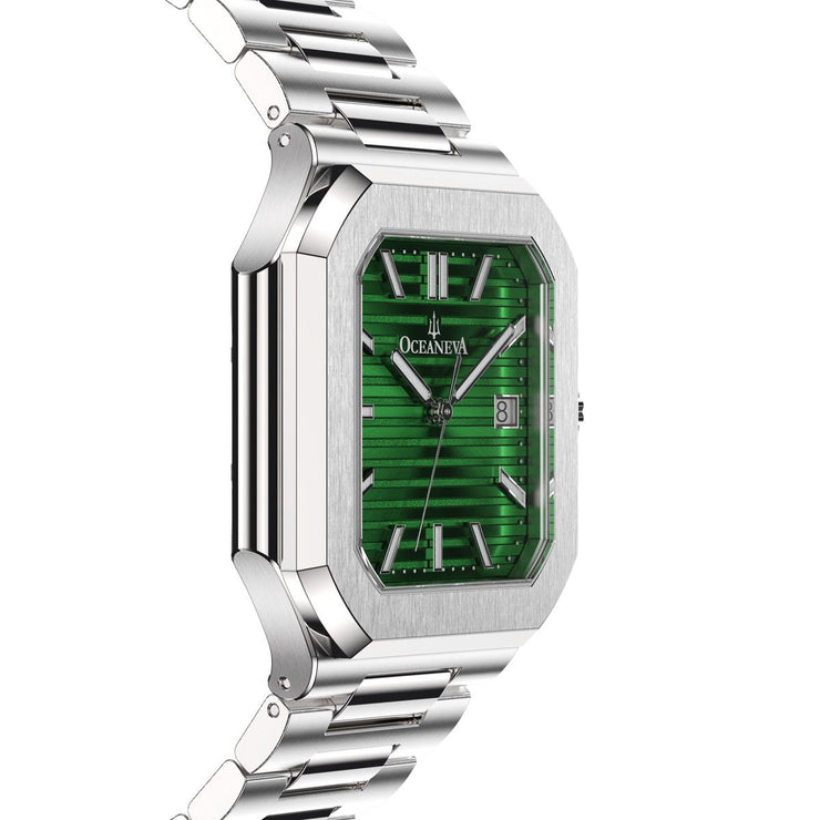 Oceaneva Tenuis Ultra‑Thin Swiss Automatic Green