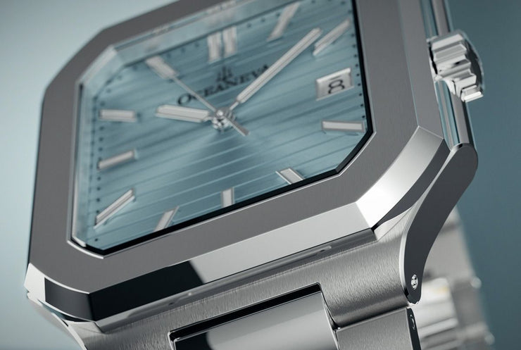 Oceaneva Tenuis Ultra-Thin Swiss Automatic Light Blue