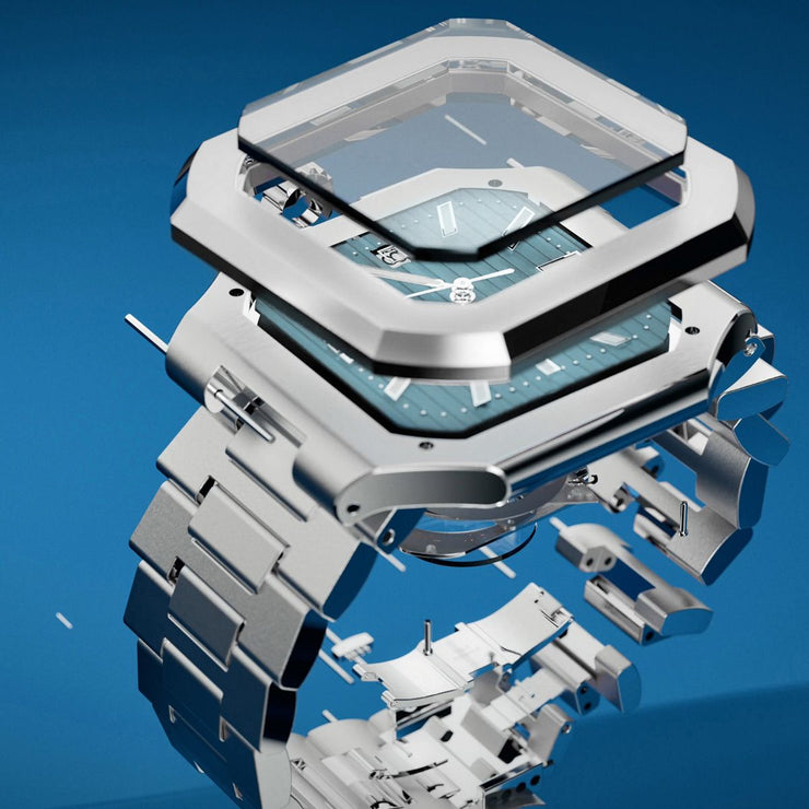 Oceaneva Tenuis Ultra-Thin Swiss Automatic Light Blue