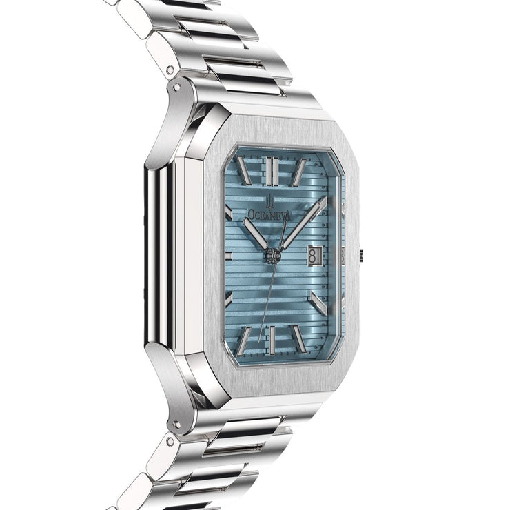 Oceaneva Tenuis Ultra-Thin Swiss Automatic Light Blue
