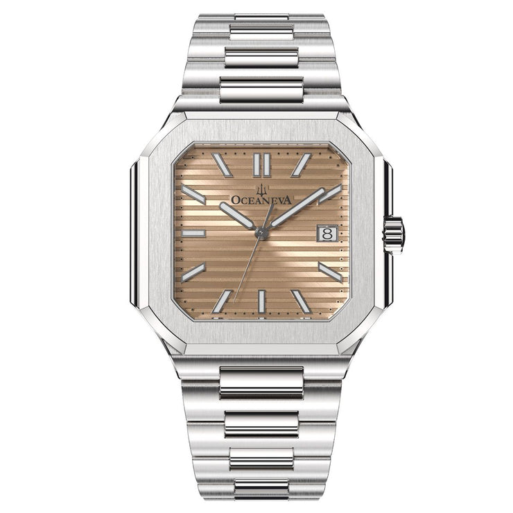 Oceaneva Tenuis Ultra-Thin Swiss Automatic Salmon