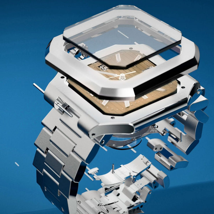 Oceaneva Tenuis Ultra-Thin Swiss Automatic Salmon