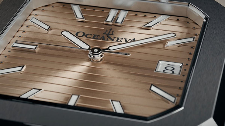 Oceaneva Tenuis Ultra-Thin Swiss Automatic Salmon