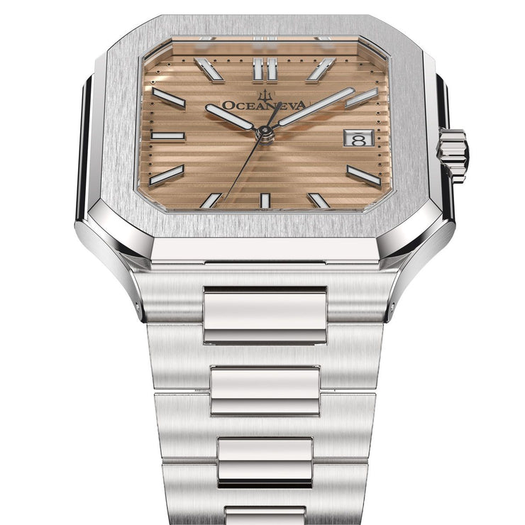 Oceaneva Tenuis Ultra-Thin Swiss Automatic Salmon