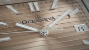 Oceaneva Tenuis Ultra-Thin Swiss Automatic Salmon