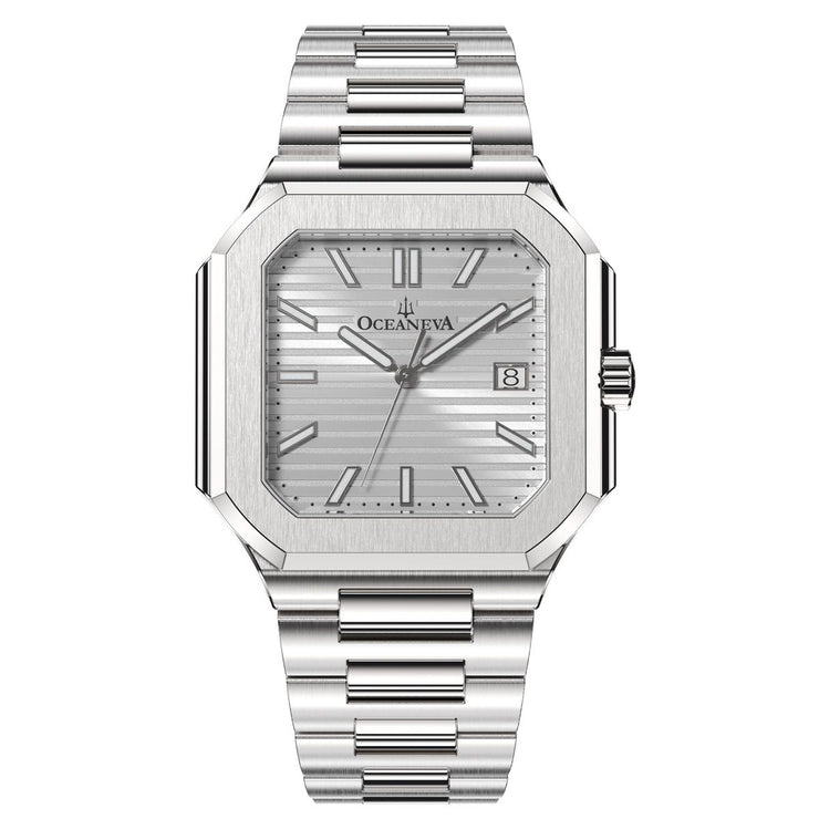 Oceaneva Tenuis Ultra‑Thin Swiss Automatic Silver