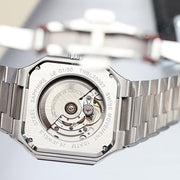 Oceaneva Tenuis Ultra‑Thin Swiss Automatic Silver