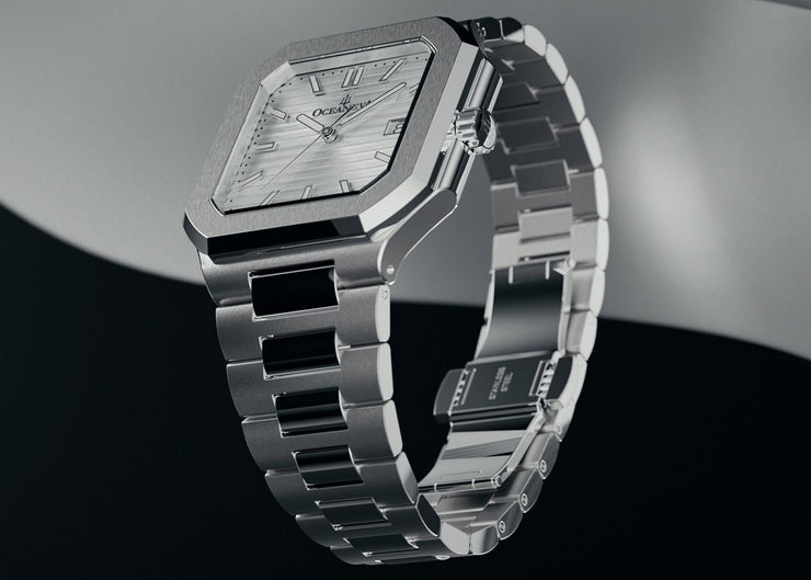 Oceaneva Tenuis Ultra‑Thin Swiss Automatic Silver