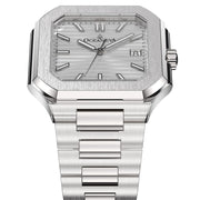 Oceaneva Tenuis Ultra‑Thin Swiss Automatic Silver