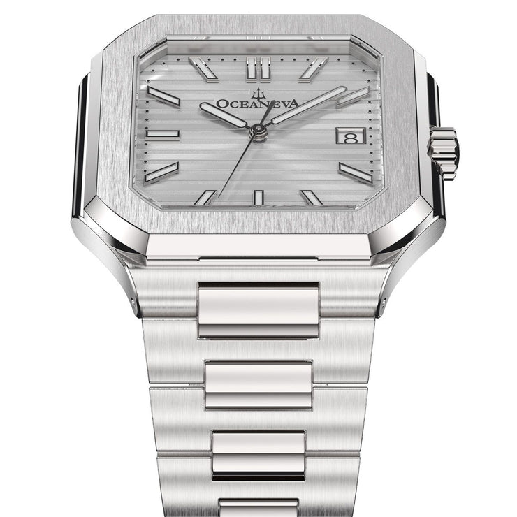 Oceaneva Tenuis Ultra‑Thin Swiss Automatic Silver