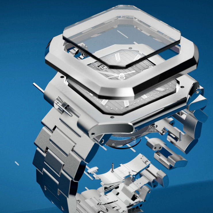 Oceaneva Tenuis Ultra‑Thin Swiss Automatic Silver