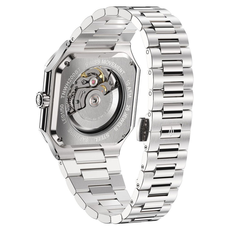 Oceaneva Tenuis Ultra‑Thin Swiss Automatic Silver