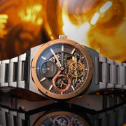 Thomas Earnshaw Discovery Drake Dual Time Automatic Rose Grey