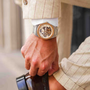 Thomas Earnshaw Discovery Drake Dual Time Automatic White Gold