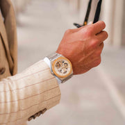 Thomas Earnshaw Discovery Drake Dual Time Automatic White Gold