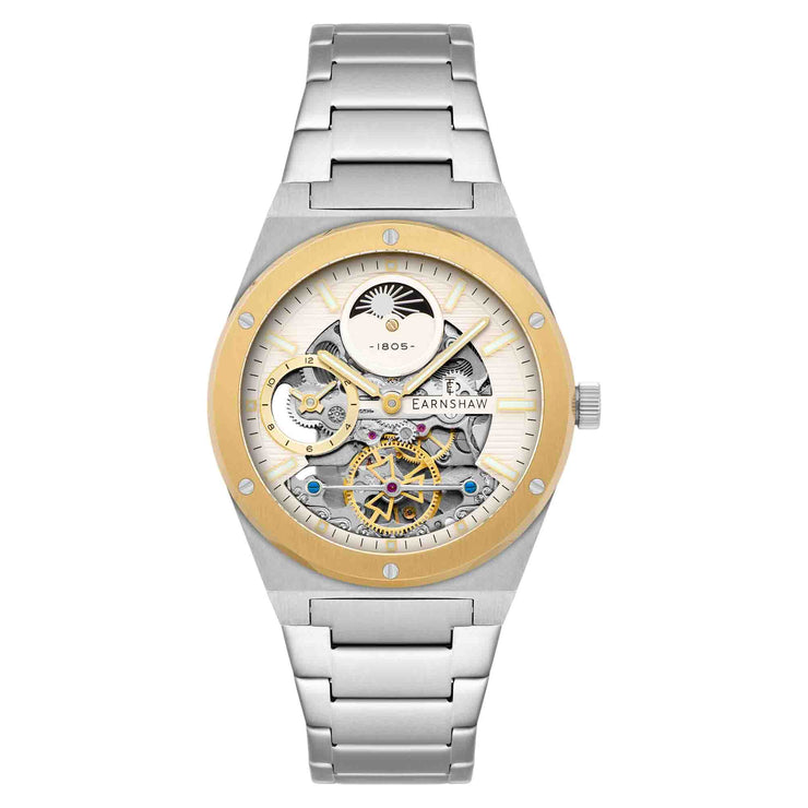 Thomas Earnshaw Discovery Drake Dual Time Automatic White Gold