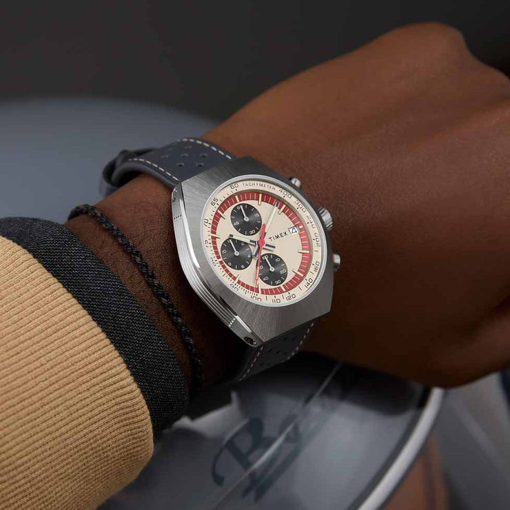 Timex Legacy Tonneau Chronograph 42mm Taupe