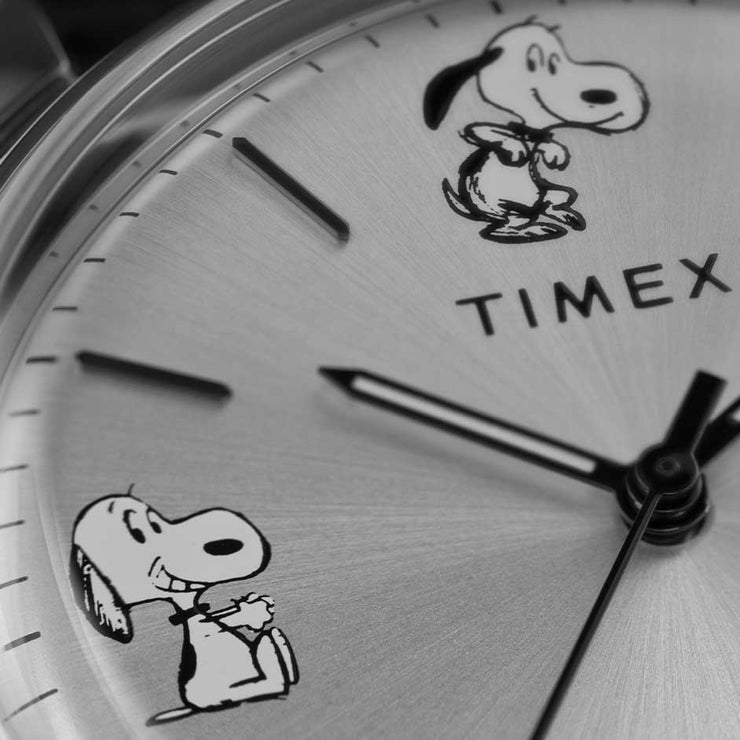 Timex Marlin Automatic x Peanuts Sketch Snoopy 40mm Silver