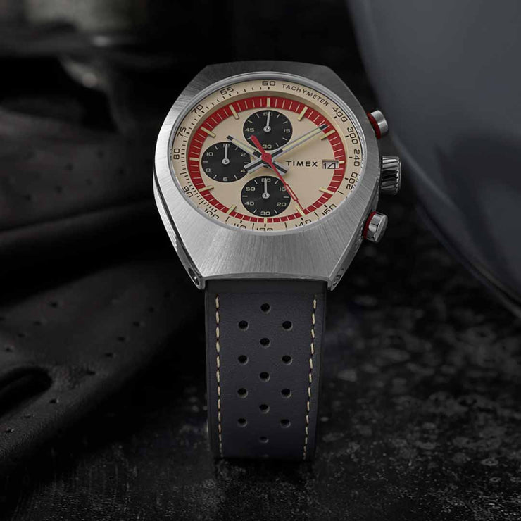 Timex Legacy Tonneau Chronograph 42mm Taupe