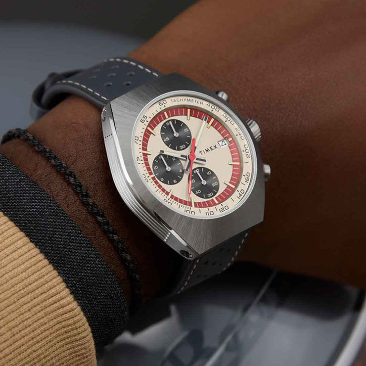 Timex Legacy Tonneau Chronograph 42mm Taupe