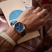 Timex Waterbury Ace Automatic x Pan Am 41mm Blue