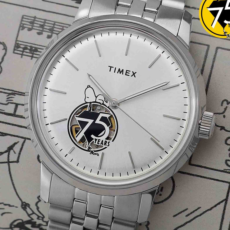 Timex x Peanuts Timex Marlin Automatic 75th Anniversary 40mm SS