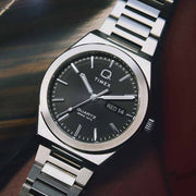 Timex Q Continental Day and Date 39mm Black SS