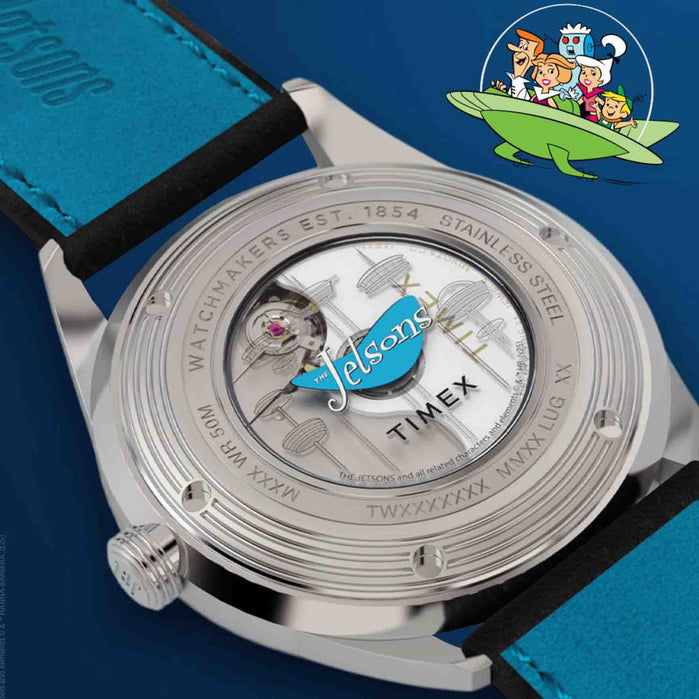 Timex x The Jetsons 38mm Marlin Jet Automatic angled shot picture