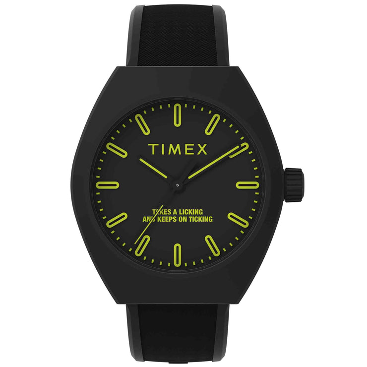 Timex Urban Pop Eco Ceramic 40mm Black Yellow