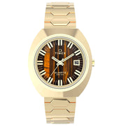 Timex Q 1972 Time Machine Reissue 39mm Tigers Eye SS