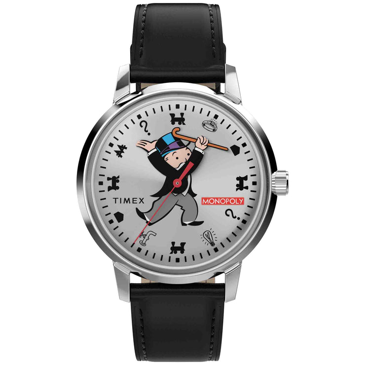 Timex Marlin Automatic x Monopoly 38mm Silver