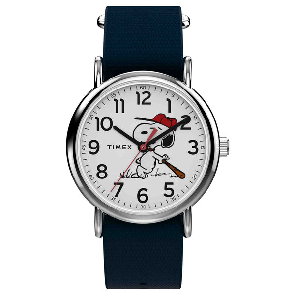 Timex Weekender x Peanuts 38mm Baseball Snoopy | Watches.com